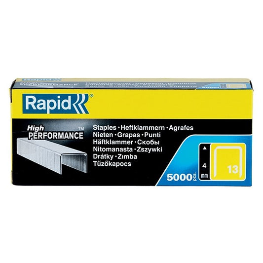 Tűzőkapocs RAPID 13/4 horganyzott 5000 darabos
