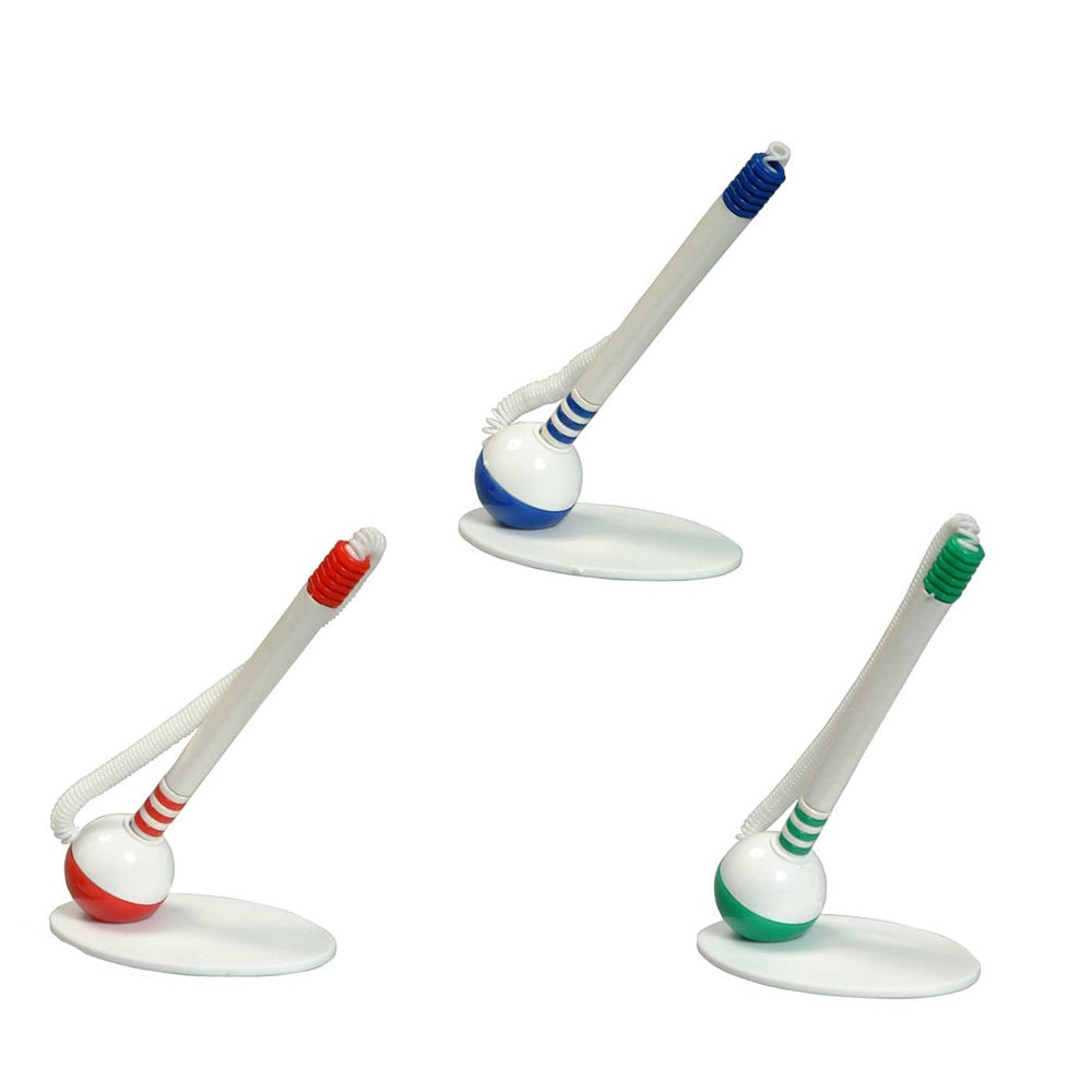 Ügyféltoll fehér test gömb alakú talppal Bluering® , írásszín kék kép