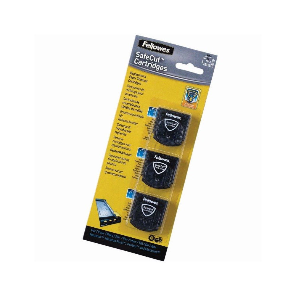 Vágókés görgős vágógépekhez, hullámos vágás, perforálás, hajtott vágás, Fellowes® 3 db/csomag, kép