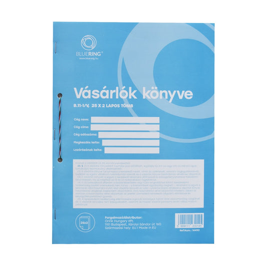 Vásárlók könyve A4, álló 25x2lapos B.11-1/V/UJ Bluering® kép