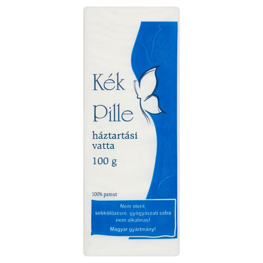 Vatta 100 g 100 % pamut Kék Pille kép