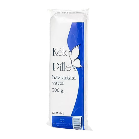 Vatta 200 g 100 % pamut Kék Pille kép