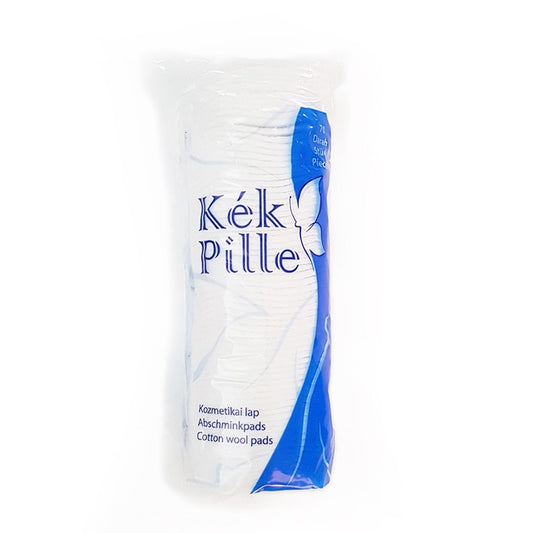 Vattakorong 100 db/csomag 100% pamut DUO varrott szélű Kék Pille kép
