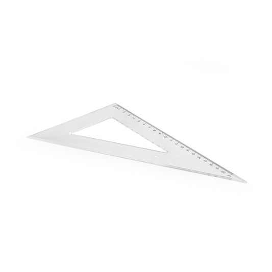 Vonalzó háromszög 60° 21cm, műanyag kép