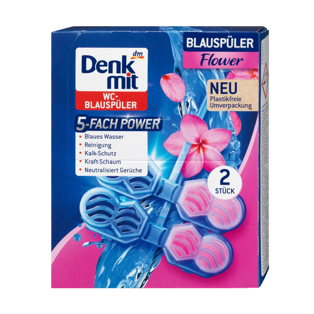 WC illatosító 2 x 48 g Flower Splash Denkmit kép