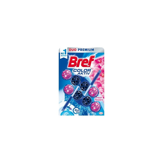 WC illatosító 2 x 50 g golyós Color Aktiv Bref Fresh Flowers kép