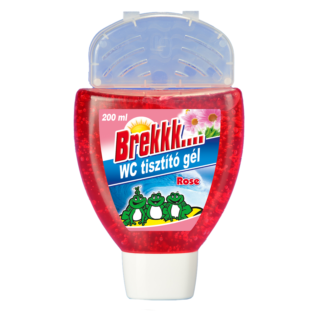 WC illatosító gél 200 ml + kosár Brekk piros kép