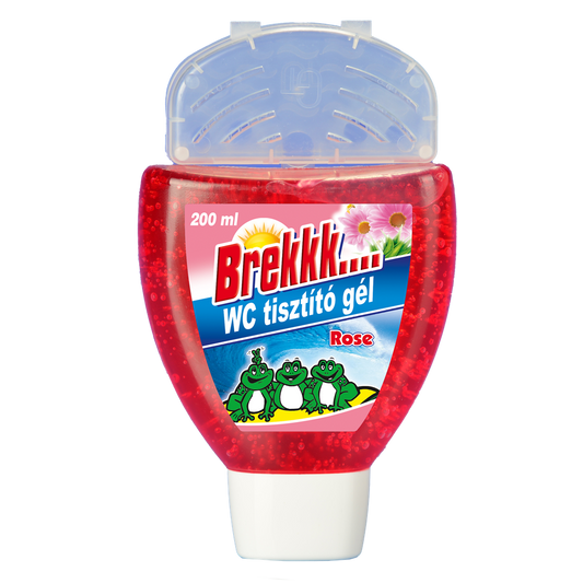 WC illatosító gél 200 ml + kosár Brekk piros kép