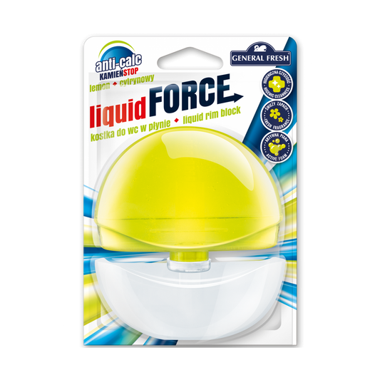 WC illatosító gél 55 ml + kosár Liquid Force Citrom kép