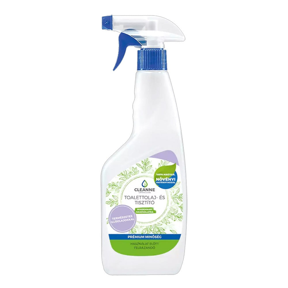 WC illatosító olaj szórófejes 500 ml Cleanne_Környezetbarát Levendula kép