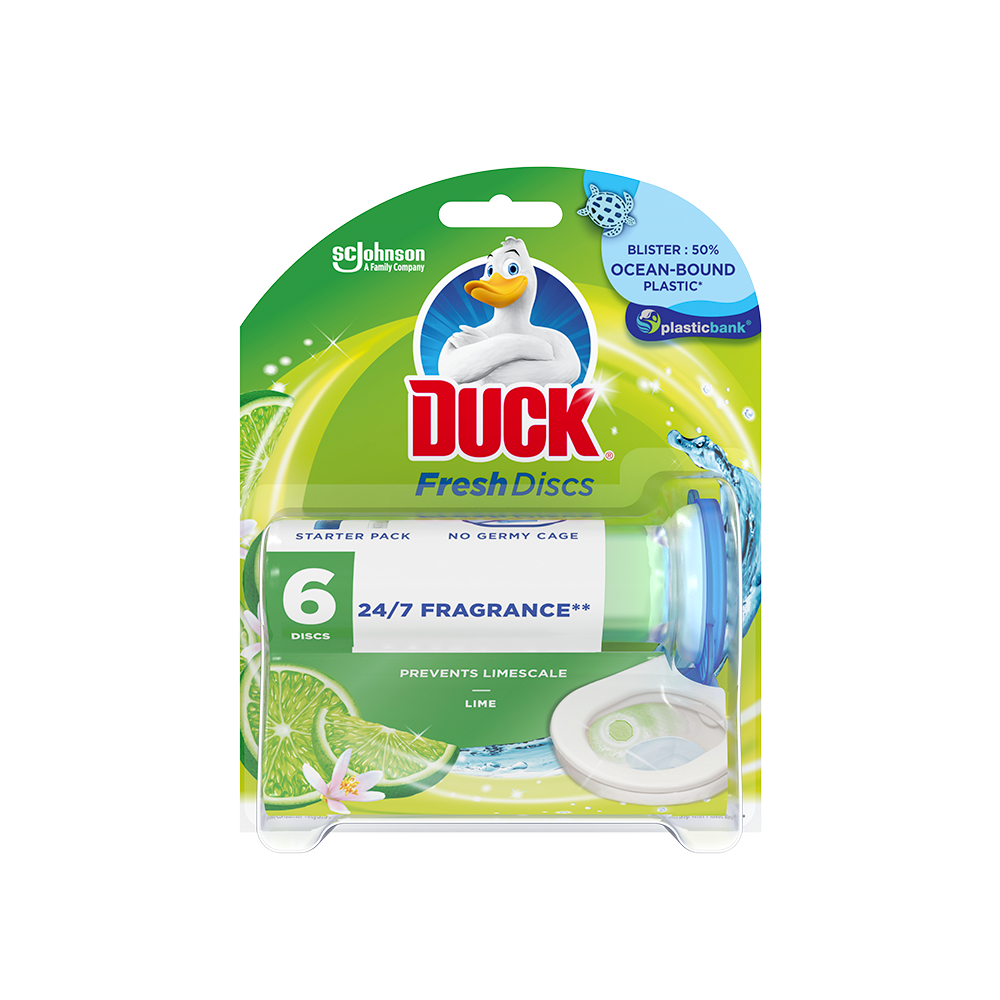 WC öbíltő korong zselés 36 ml Fresh Discs Duck® Lime kép