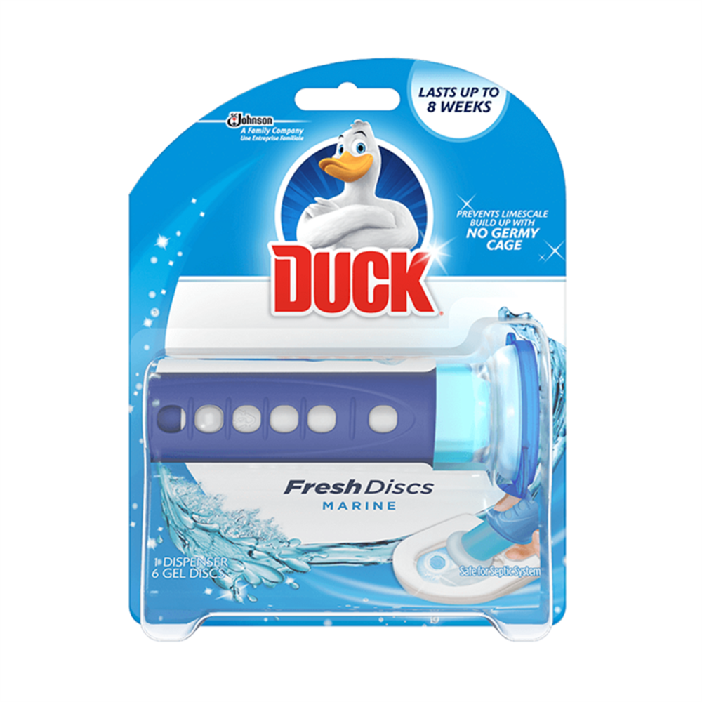 WC öbíltő korong zselés 36 ml Fresh Discs Duck® Marine kép