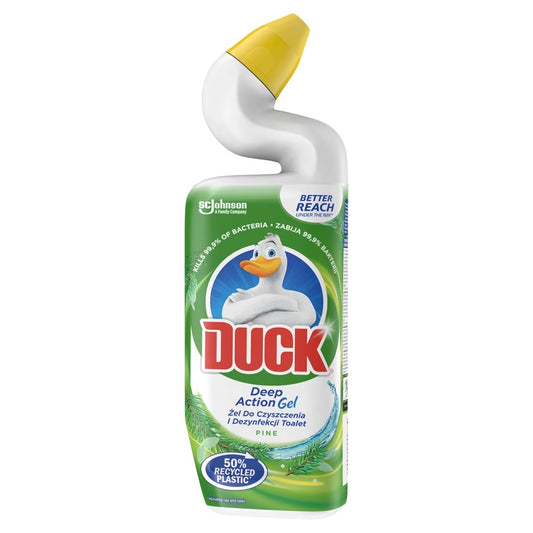 WC tisztító fertőtlenítő gél 750 ml Duck Deep Action Fenyő kép
