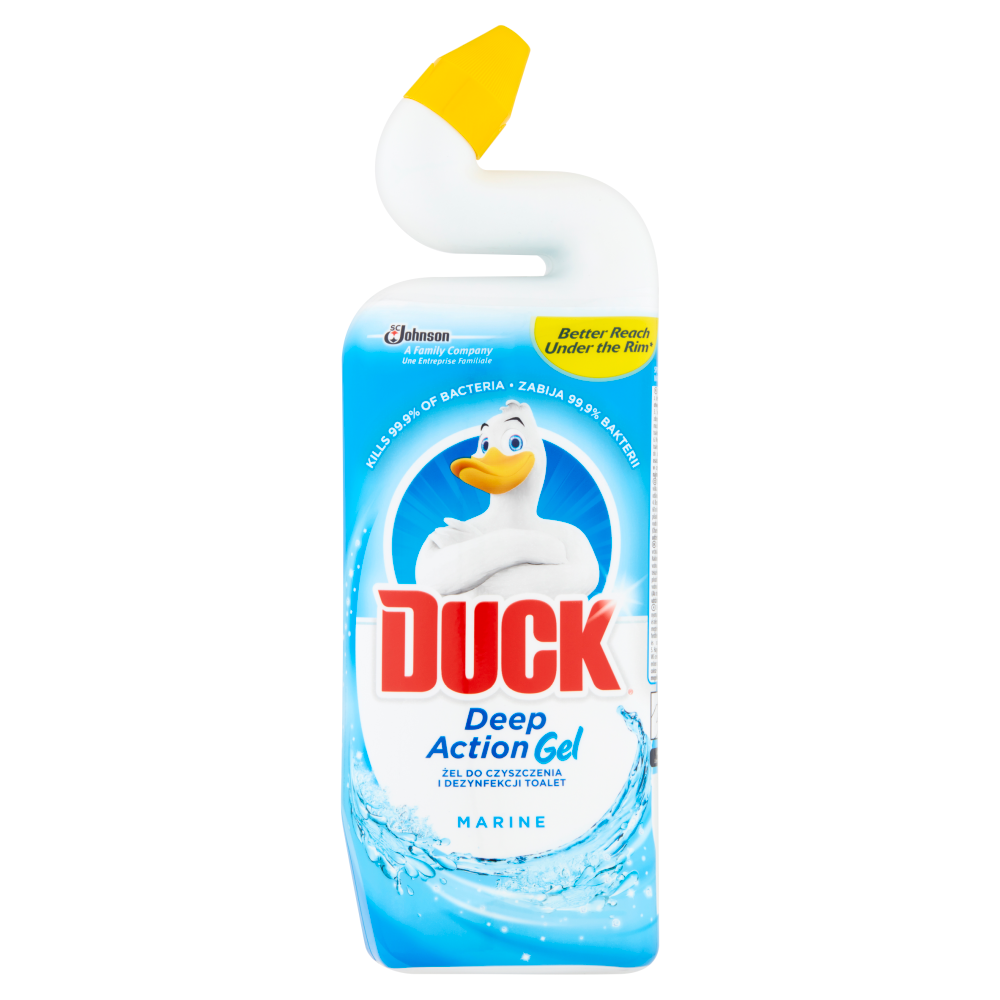 WC tisztító fertőtlenítő gél 750 ml Duck Deep Action Marine kép