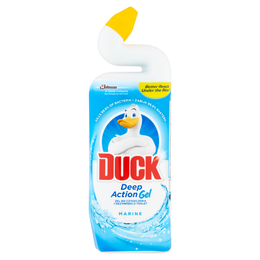 WC tisztító fertőtlenítő gél 750 ml Duck Deep Action Marine kép
