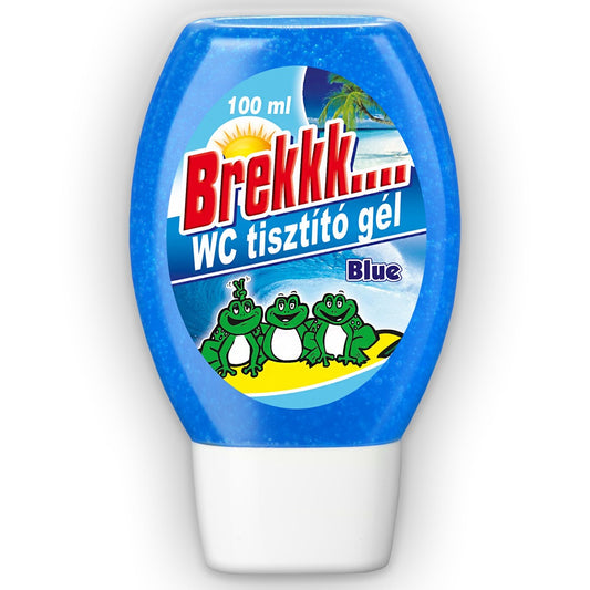 WC tisztító gél 100 ml Brekk kék kép