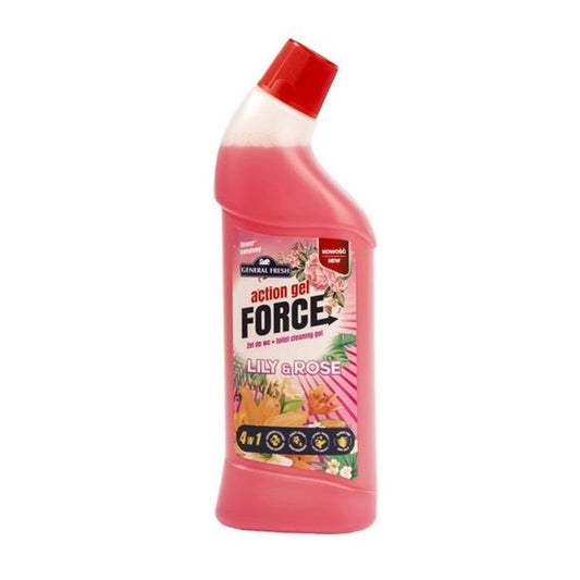 WC tisztító gél 1 liter Action Gel Force Virág illat kép