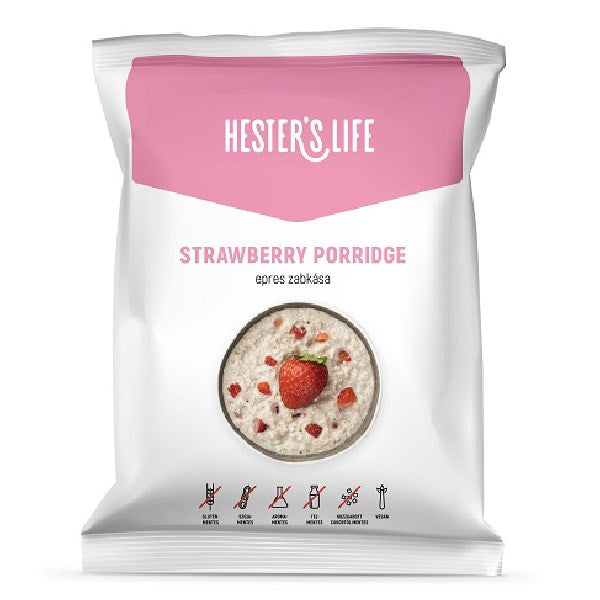 Zabkása HESTER’S Strawberry epres 50 g