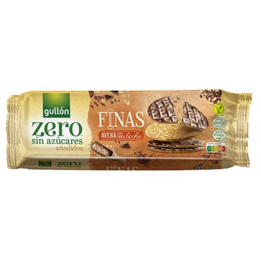 Zabkeksz GULLON Thins Zero tejcsokoládés 150 g