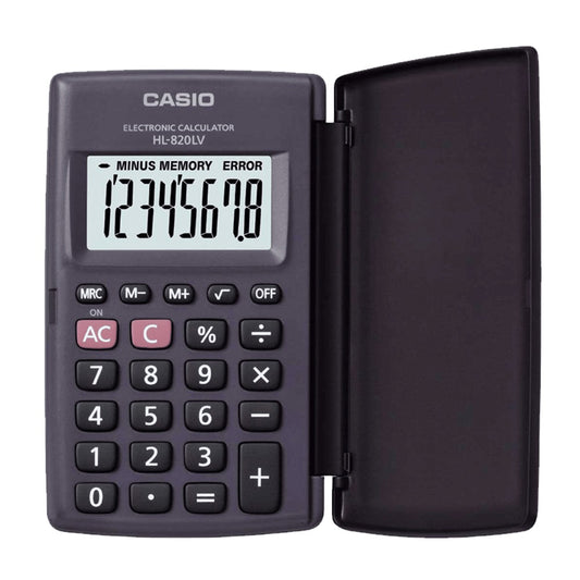 Zsebszámológép 8 digit gyökvonás Casio HL 820LV fekete kép
