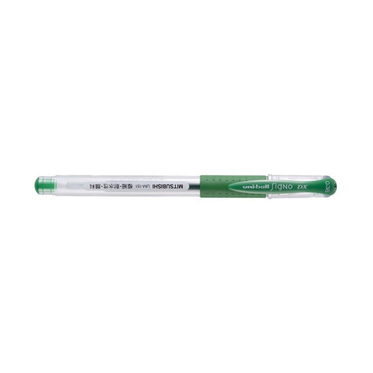 Zseléstoll 0,38mm, Uni UM-151, írásszín zöld kép