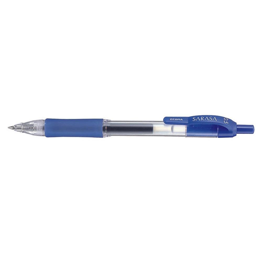 Zseléstoll 0,5mm, kék test, Zebra Sarasa Retractable, írásszín kék kép