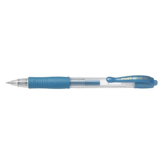 Zseléstoll 0,7mm, nyomógombos Pilot G-2, írásszín metálkék kép