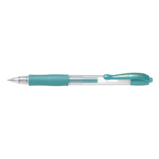Zseléstoll 0,7mm, nyomógombos Pilot G-2, írásszín metálzöld kép