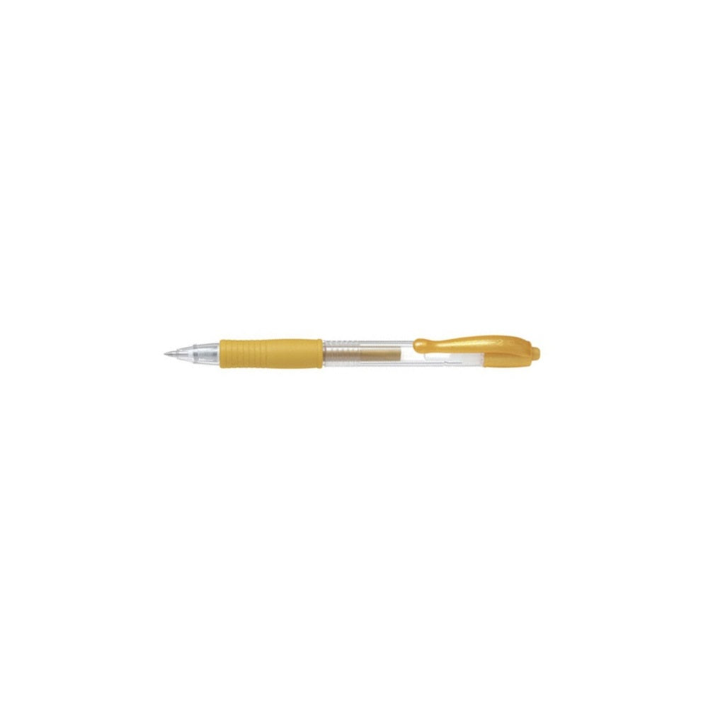 Zseléstoll 0,7mm, nyomógombos Pilot G-2, írásszín arany kép