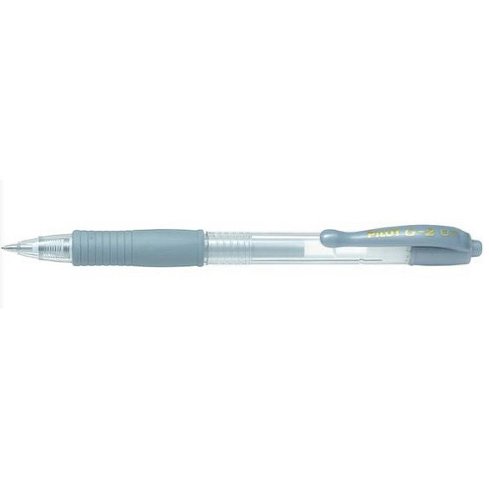 Zseléstoll 0,7mm, nyomógombos Pilot G-2, írásszín ezüst kép