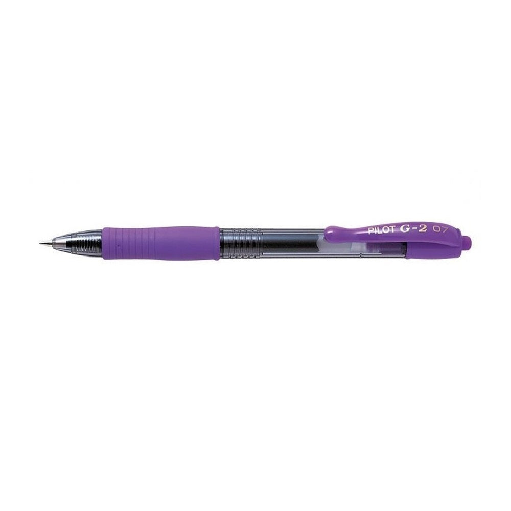 Zseléstoll 0,7mm, nyomógombos Pilot G-2, írásszín lila kép