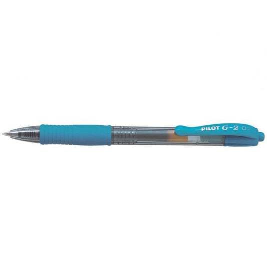 Zseléstoll 0,7mm, nyomógombos Pilot G-2, írásszín égszínkék kép