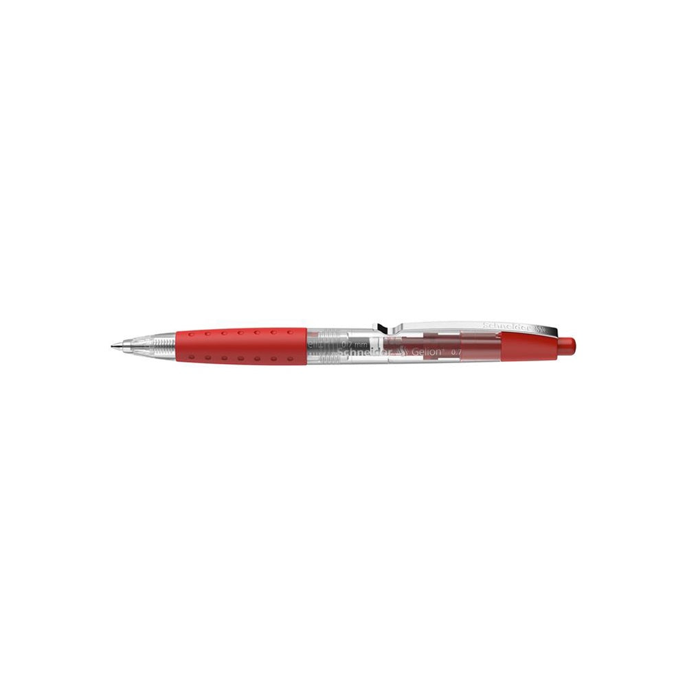 Zseléstoll 0,4 mm nyomógombos Schneider Gelion+ piros kép