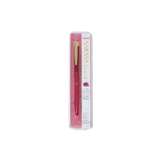 Zseléstoll 0,5mm, exkluzív gravírozható borvörös fém test, új klipsz Zebra Grand Sarasa, írásszín kék kép