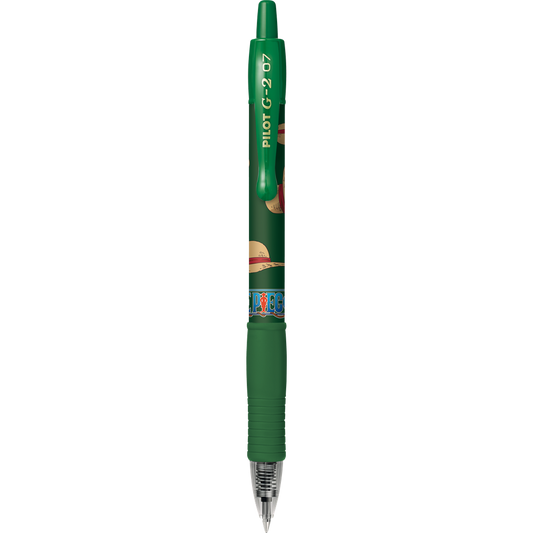Zseléstoll 0,7mm, nyomógombos Pilot G-2 One Piece, írásszín zöld kép