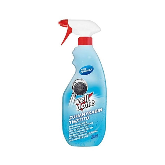 Zuhanykabin tisztítószer szórófejes 750 ml Well Done kép