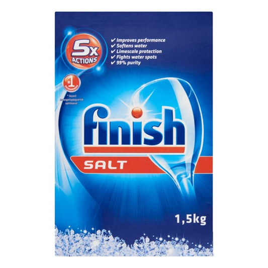 Mosogatógép vízlágyító FINISH regeneráló só 1,5 kg kép