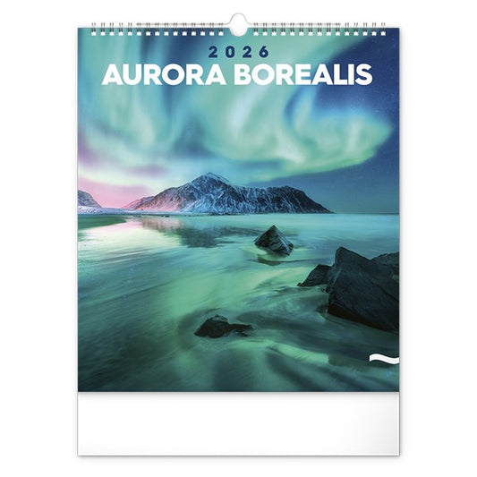 Falinaptár REALSYSTEM 300x340mm álló Aurora Borealis 2026. kép