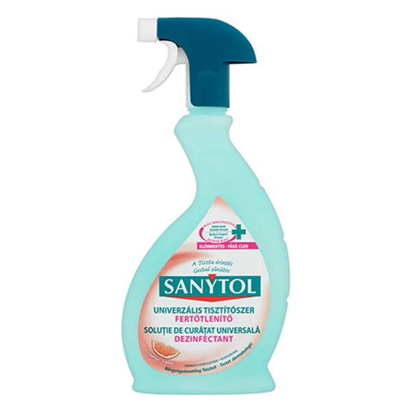 Fertőtlenítőszer SANYTOL grapefruit illattal 500 ml spray kép