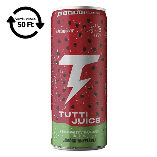 Üdítőital szénsavas TUTTI JUICE görögdinnye 250 ml DRS kép