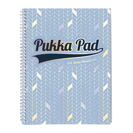 Spirálfüzet vonalas PUKKA PAD A/4 100 lapos Glee világoskék kép