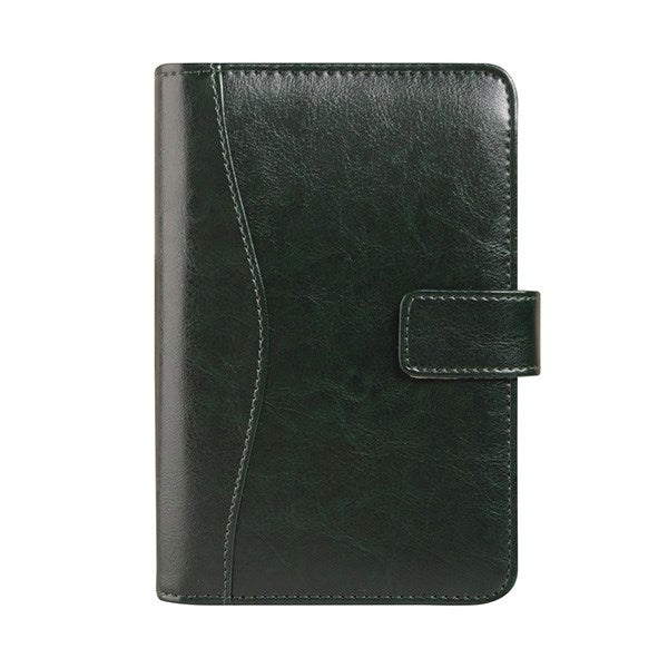 Gyűrűs kalendárium SATURNUS L231 sárga lapos zöld műbőr 2026. kép