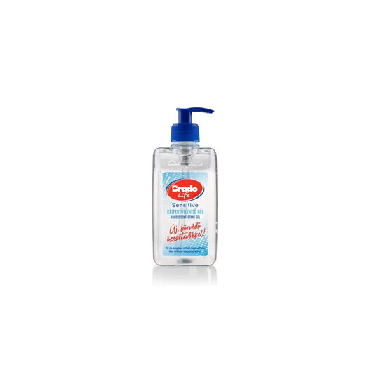 Kéz- és bőrfertőtlenítő gél pumpás 500 ml Bradolife Sensitive kép