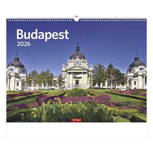 Falinaptár TOPTIMER T093 420x310mm fekvő Budapest 2026. kép