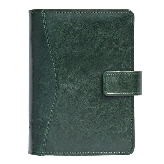 Gyűrűs kalendárium SATURNUS M231 sárga lapos zöld műbőr 2026. kép