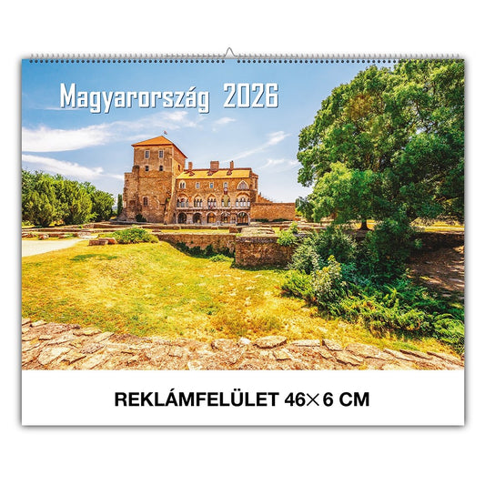 Falinaptár REALSYSTEM 460x320mm fekvő Magyarország 2026. kép