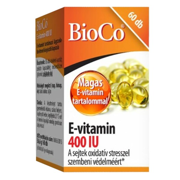 Vitamin BIOCO E-vitamin 60 darab kép