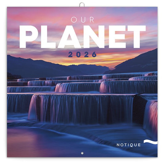 Lemeznaptár REALSYSTEM 300x300mm Our planet 2026. kép