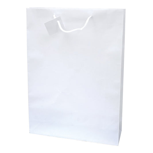 Dísztasak CREATIVE Special Simple cm x L 33cm x 46cm x 10 cm egyszínű fehér zsinórfüles kép