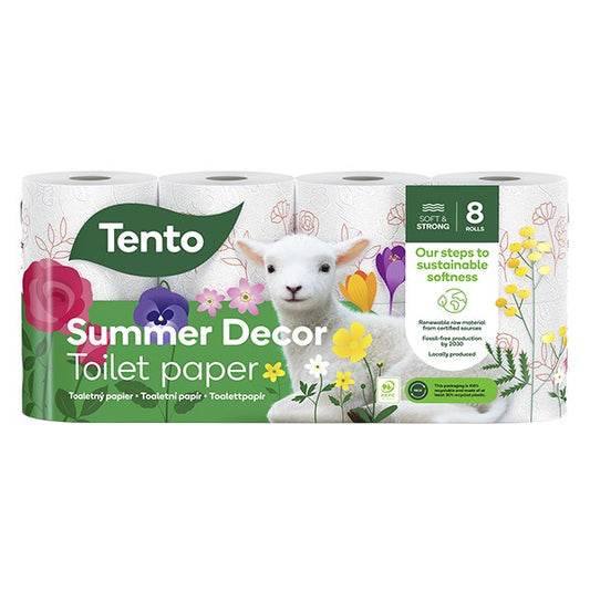 Toalettpapír TENTO Winter/Summer mintás 8 tekercses 3 rétegű kép